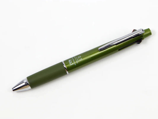 Uni-ball JetStream 4&1 Ballpoint Pen 0.5mm Olive Green Writing & Coloring UniBall 