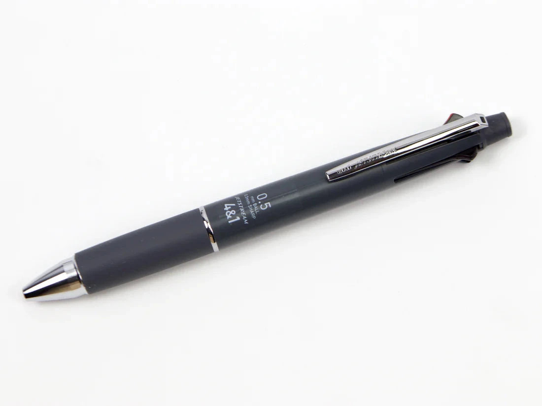 Uni-ball JetStream 4&1 Ballpoint Pen Slate Grey Writing & Coloring UniBall 0.5mm 