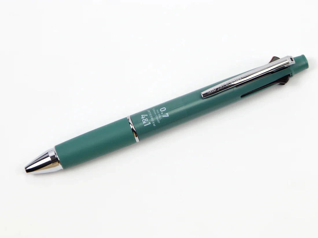 Uni-ball JetStream 4&1 Ballpoint Pen Cobalt Green Writing & Coloring UniBall 0.7mm 