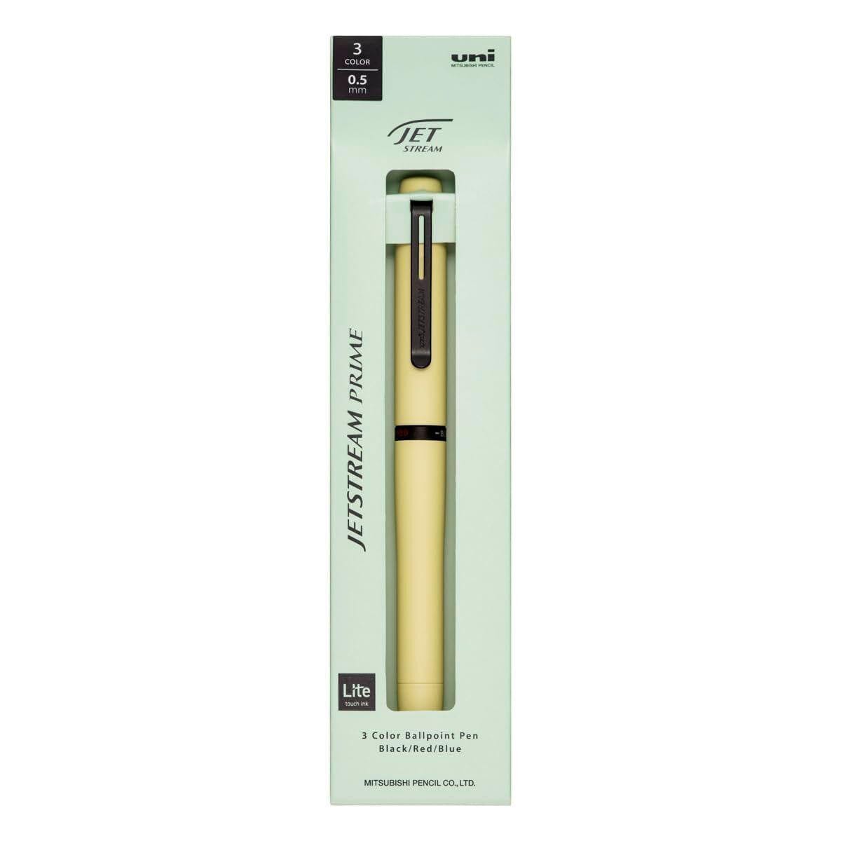 Uni-ball JetStream Prime Rotating 3 Lite Touch 0.5mm - Citron Yellow Writing & Coloring UniBall 