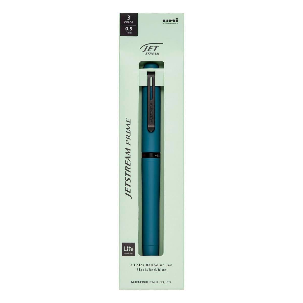 Uni-ball JetStream Prime Rotating 3 Lite Touch 0.5mm - Ivy Green Writing & Coloring UniBall 