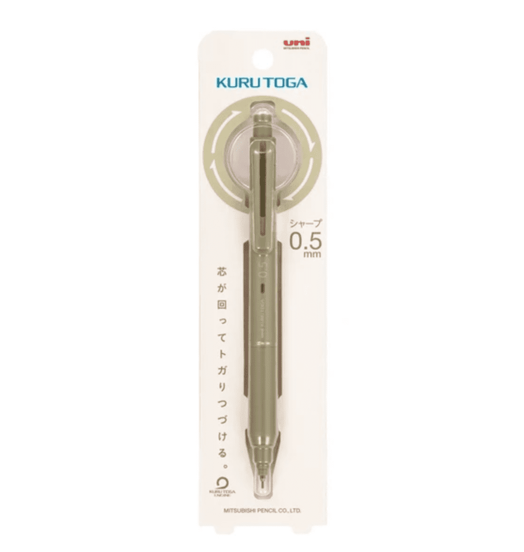 Uni-ball Kuru Toga KS Mechanical Pencil 0.5mm Herb Green Writing & Coloring UniBall 