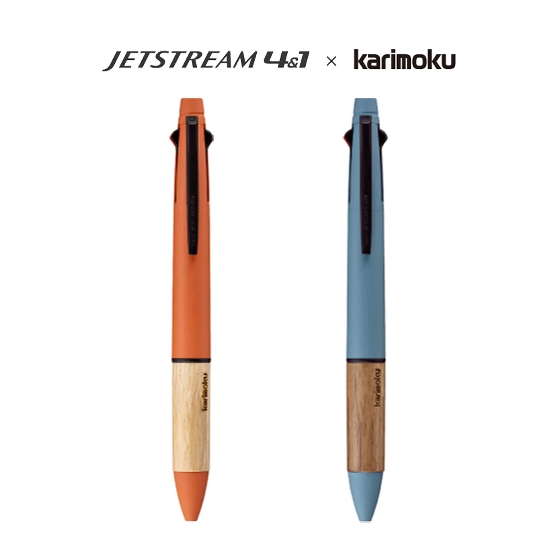 Uni-ball JetStream 4&1 Karimoku Pen 0.5mm - Sunset Orange Writing & Coloring UniBall 