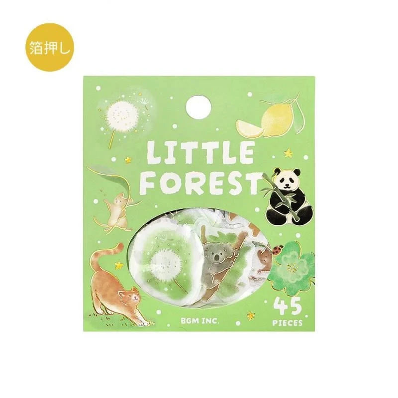 BGM Planner Warm Forest Sticker Flakes Stickers BGM Green 
