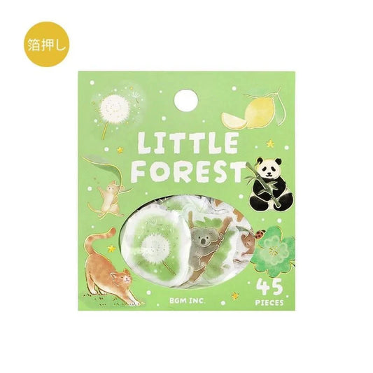 BGM Planner Warm Forest Sticker Flakes Stickers BGM Green 