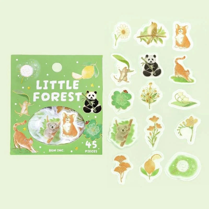 BGM Planner Warm Forest Sticker Flakes Stickers BGM 