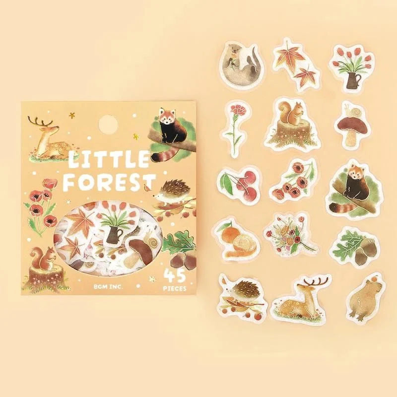 BGM Planner Warm Forest Sticker Flakes Stickers BGM 