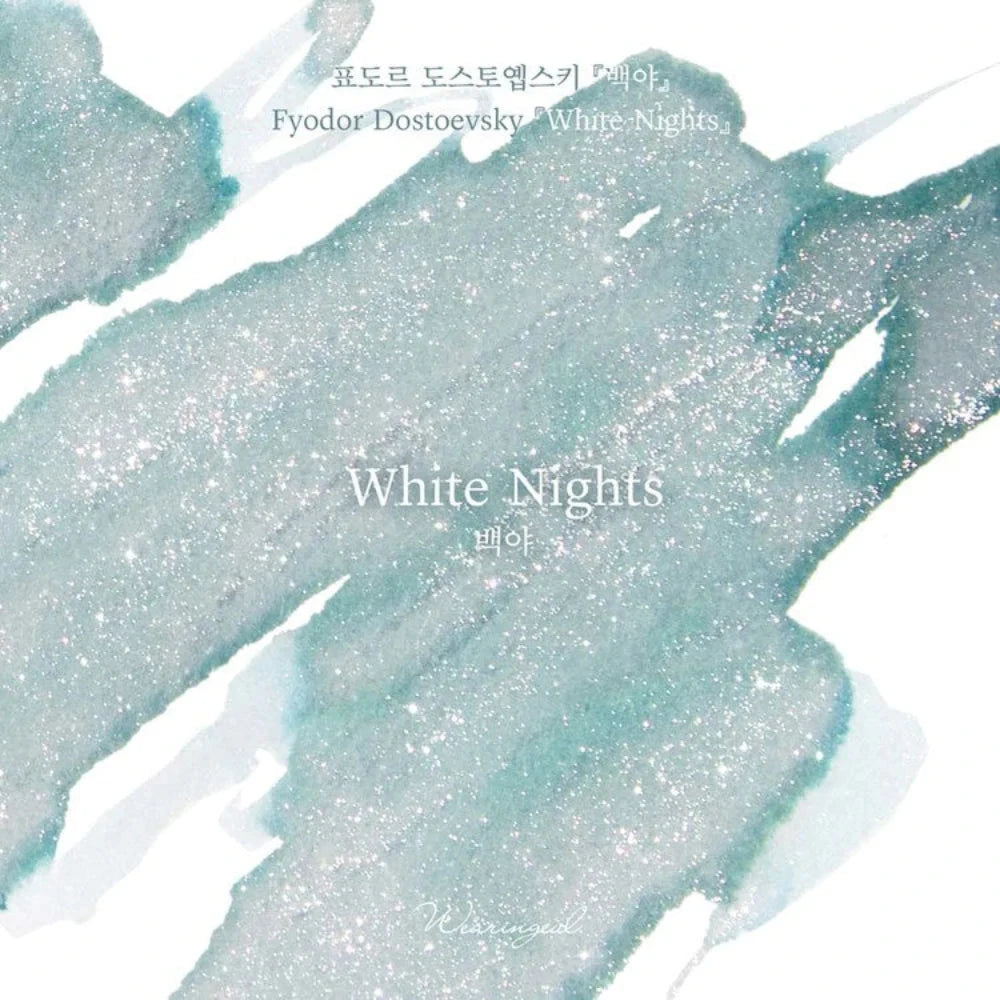 Wearingeul Ink Monthly World Literature - White Nights 30ml Bottled Ink Writing & Coloring Twsbi 