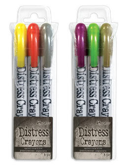 Ranger Tim Holtz Distress Crayons Bundle: Sets 4, 5, 6, 7