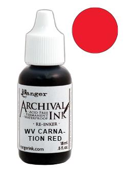 Wendy Vecchi Archival Ink™ Pad Re-Inker Carnation Red, 0.5oz Ink Wendy Vecchi 