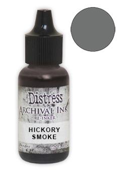 Tim Holtz® Distress Archival Re-Inker Hickory Smoke .5 oz Ink Distress 