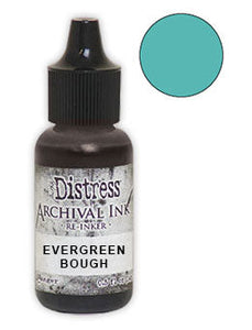 Tim Holtz Distress® Archival Re-Inker Evergreen Bough .5 oz Ink Distress 