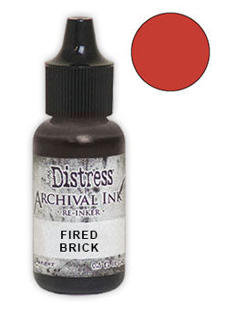 Tim Holtz Distress® Archival Re-Inker Fired Brick .5 oz Ink Distress 