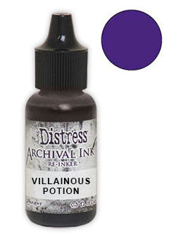 Tim Holtz Distress® Archival Re-Inker Rustic Villainous Potion .5 oz Ink Distress 