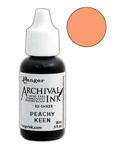 Wendy Vecchi Archival Ink™ Pad Re-Inker Peachy Keen, 0.5oz Ink Wendy Vecchi 