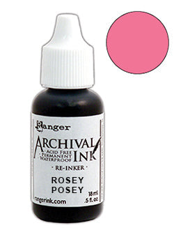 Wendy Vecchi Archival Ink™ Pad Re-Inker Rosey Posey, 0.5oz Ink Wendy Vecchi 