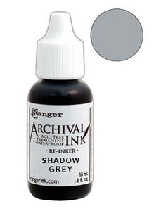 Archival Ink™ Pads Re-Inker Shadow Grey, 0.5oz Ink Archival Ink 