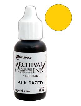 Archival Ink™ Pads Re-Inker Sun Dazed, 0.5oz Ink Archival Ink 