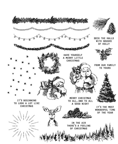 Tim Holtz Cling Mount Stamp Darling Christmas Stampers Anonymous Tim Holtz Other 