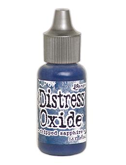 Tim Holtz Distress® Oxide® Re-Inker Chipped Sapphire, 0.5oz Re-Inker Tim Holtz 