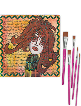 Dylusions Brush Set - 5pc Tools & Accessories Dylusions 