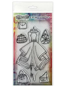 Dylusions Couture Clear Stamp Ladies Who Lunch Set Dylusions 