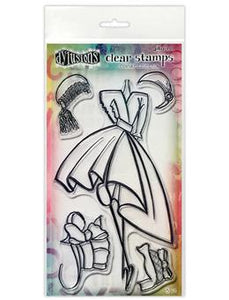 Dylusions Couture Clear Stamp Night At The Opera Set Dylusions 