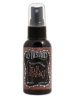 Dylusions Ink Spray Melted Chocolate, 2oz Ink Spray Dylusions 