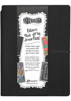 Dylusions Black Dot Grid Journal Large Journal Dylusions 