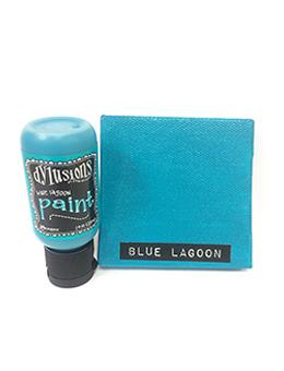 Dylusions Flip Cap Paint Blue Lagoon, 1oz Paint Dylusions 