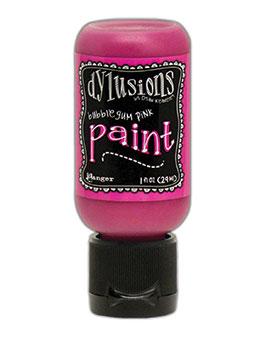 Dylusions Flip Cap Paint Bubblegum Pink, 1oz Paint Dylusions 