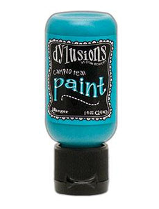 Dylusions Flip Cap Paint Calypso Teal, 1oz Paint Dylusions 