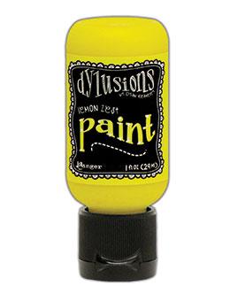 Dylusions Flip Cap Paint Lemon Zest, 1oz Paint Dylusions 