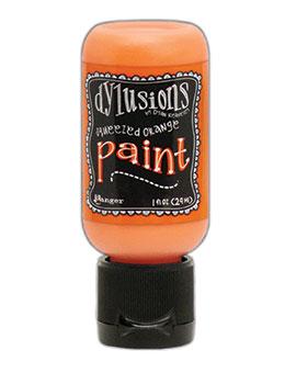 Dylusions Flip Cap Paint Squeezed Orange, 1oz Paint Dylusions 