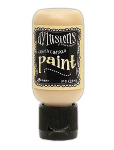 Dylusions Flip Cap Paint Vanilla Custard, 1oz Paint Dylusions 