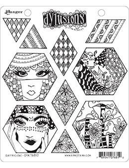 Dylusions Cling Mount Stamps Quiltalicious Stamps Dylusions 