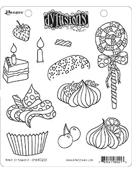 Dylusions Cling Mount Stamps Bake It Yourself Stamps Dylusions 