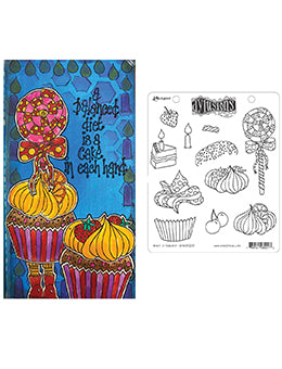 Dylusions Cling Mount Stamps Bake It Yourself Stamps Dylusions 