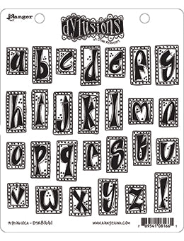 Dylusions Cling Mount Stamps Alphablock Stamps Dylusions 
