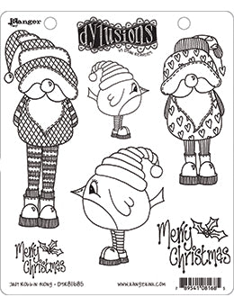 Dylusions Cling Mount Stamps Just Robbin Along Stamps Dylusions 