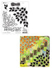 Dylusions Cling Mount Stamps Leaf Me Be Stamps Dylusions 