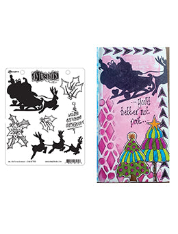 Dylusions Cling Mount Stamps Mr. Boo's Adventure Stamps Dylusions 