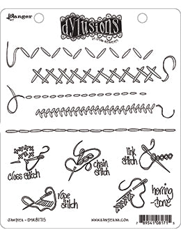 Dylusions Cling Mount Stamps Sampler Stamps Dylusions 