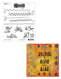 Dylusions Cling Mount Stamps Sampler Stamps Dylusions 