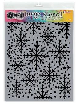Dylusions Stencil Snowflake Stencil Dylusions Large 