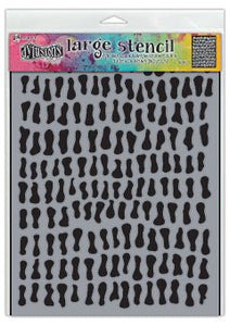 Dylusions Stencil Golden Nuggets Stencil Dylusions Large 9 x 12 