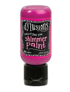 Dylusions Shimmer Paint Bubblegum, 1oz Paint Dylusions 
