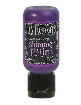 Dylusions Shimmer Paint Crushed Grape, 1oz Paint Dylusions 