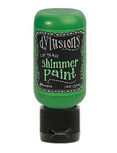 Dylusions Shimmer Paint Cut Grass, 1oz Paint Dylusions 
