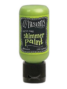 Dylusions Shimmer Paint Fresh Lime, 1oz Paint Dylusions 